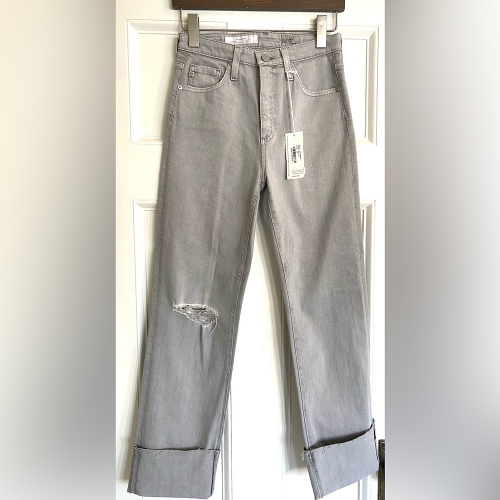 Ag Adriano Goldschmied Light Gray Jeans